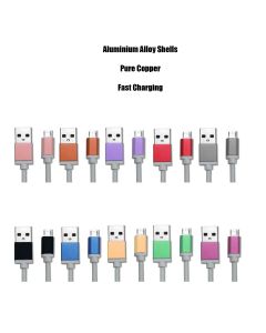 Simple Micro USB to USB Cables with Metal shelled